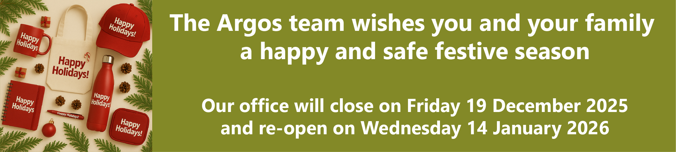 Christmas Closedown 2025